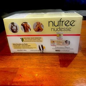 NuFree Double Jar 8oz/ Sealed packing/ New Packing/ All Images are real